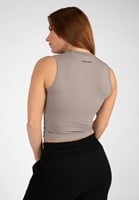 Gorilla Wear Livonia Crop Top - Beige-2