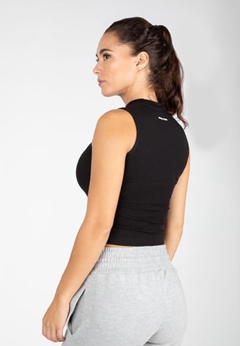 Gorilla Wear Livonia Crop Top - Zwart-2