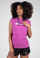 Gorilla Wear Virginia Mouwloos Hoodie - Fuchsia - XS