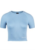 Gorilla Wear Selah Seamless Crop Top Lichtblauw