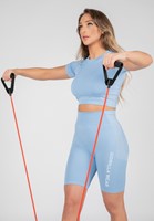 Gorilla Wear Selah Seamless Crop Top Lichtblauw
