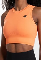 Gorilla Wear Olivia Seamless Crop Top - Perzik