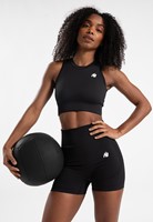 Gorilla Wear Olivia Seamless Crop Top - Zwart - M/L