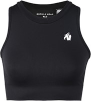 Gorilla Wear Olivia Seamless Crop Top - Zwart