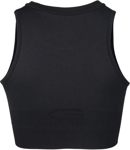 Gorilla Wear Olivia Seamless Crop Top - Zwart
