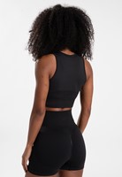 Gorilla Wear Olivia Seamless Crop Top - Zwart-2