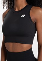 Gorilla Wear Olivia Seamless Crop Top - Zwart