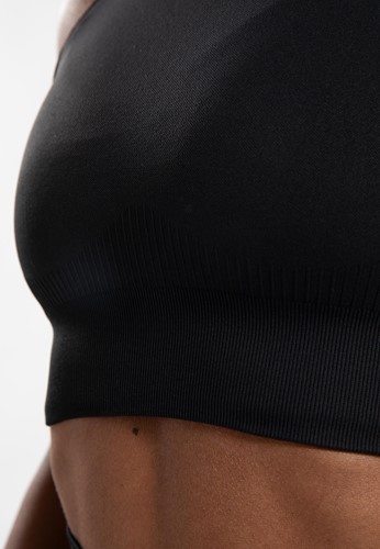 Gorilla Wear Olivia Seamless Crop Top - Zwart