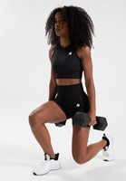 Gorilla Wear Olivia Seamless Crop Top - Zwart