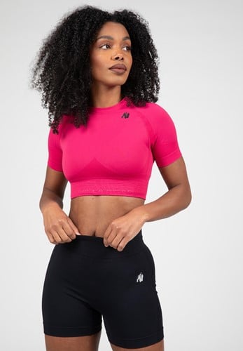 Gorilla Wear Whitney Seamless Crop Top - Roze