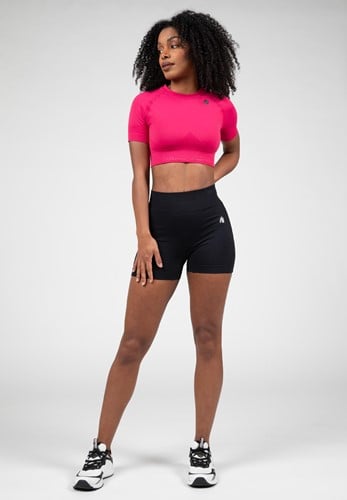 Gorilla Wear Whitney Seamless Crop Top - Roze-3