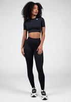 Gorilla Wear Whitney Seamless Crop Top - Zwart-3