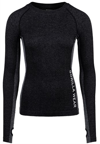Gorilla Wear Selah Seamless Long Sleeve Zwart