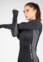 Gorilla Wear Selah Seamless Long Sleeve - Zwart-2