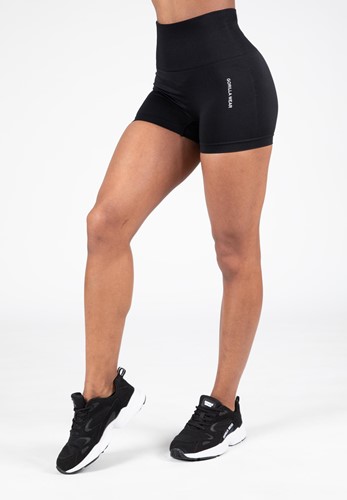 Gorilla Wear Quincy Seamless Shorts - Zwart
