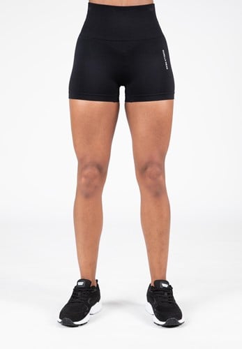 Gorilla Wear Quincy Seamless Shorts - Zwart