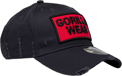 Gorilla Wear Harrison Pet - Zwart/Rood-3