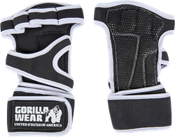Gorilla Wear Yuma Krachtsport Handschoenen - Zwart/Wit