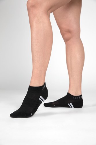 Gorilla Wear Quarter Sokken 2-Pack - Zwart-2
