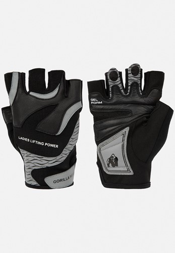 Gorilla Wear Dames Fitness Handschoenen  2.0 - Zwart/Grijs