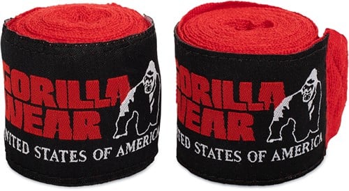 Gorilla Wear Boksbandages - Rood
