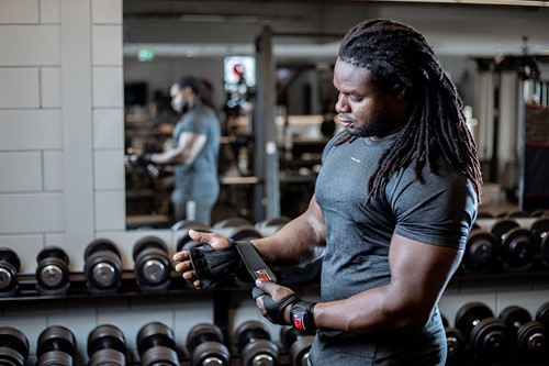 Gorilla Wear Yuma Fitness Handschoenen - Zwart