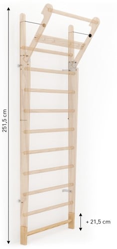 Nohrd WallBar Verhoging - 21,5 cm - Eiken-2