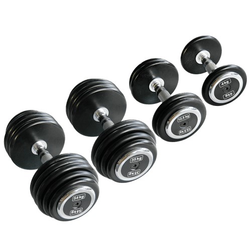Body-Solid Pro Style Rubber Dumbells - 18 kg