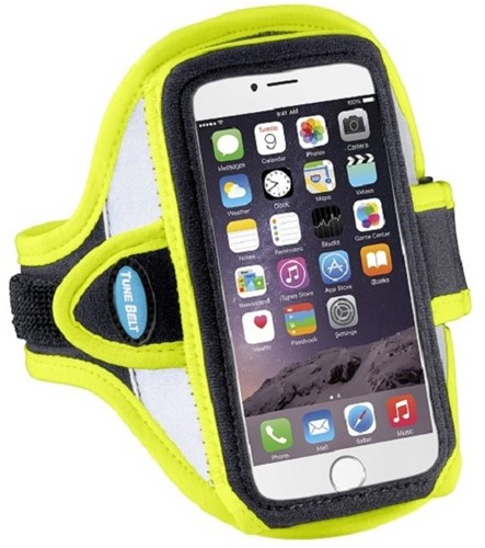 Tune Belt AB86RY Sport armband - reflecterend geel