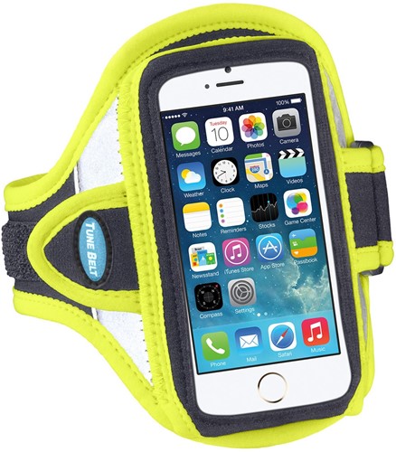 Tune Belt AB87RY Sport armband - reflecterend geel