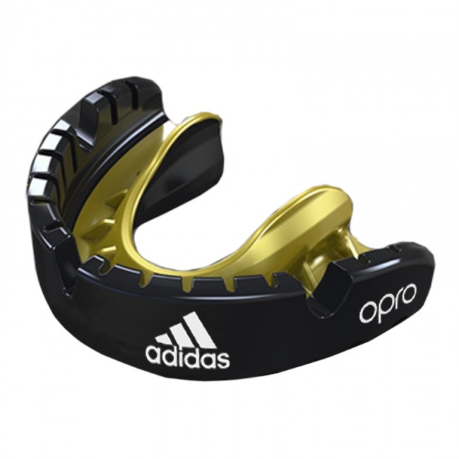 Adidas Gebitsbeschermer Opro - Voor Goud/Zwart - Senior | Fitwinkel.nl