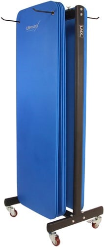 Lifemaxx LMX Aerobic Fitnessmat Opbergrek voor 30 matten - Zwart