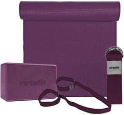VirtuFit Premium Yoga Set - 4-Delig - Mulberry