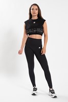 Gorilla Wear Albion Oversized Crop Top - Zwart-3