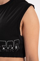 Albion Oversized Crop Top - schouder