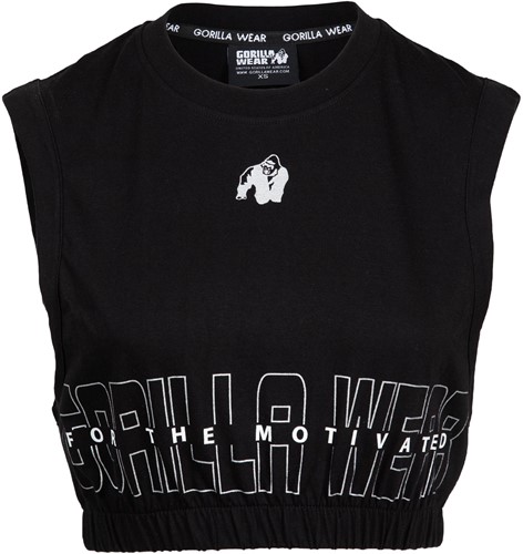 Albion Oversized Crop Top - voorkant