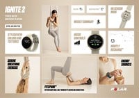 Polar Ignite 2 Sporthorloge - Zwart / Parel