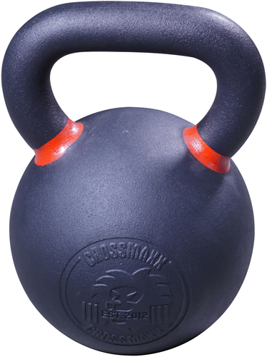 Lifemaxx Crossmaxx Kettlebell - Gietijzer met Poedercoating - 32 kg