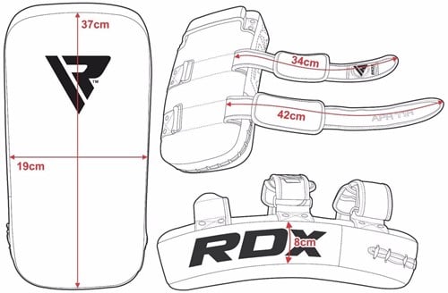RDX Sports Stootkussen - Thai Kick Pad - Blauw-3