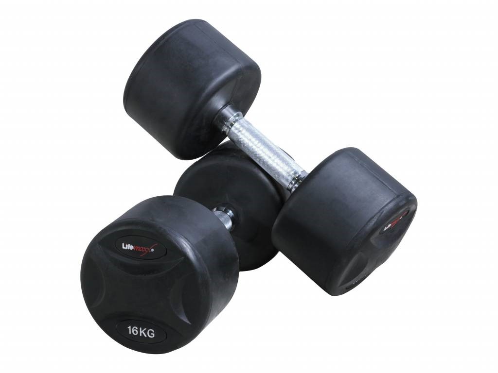 Lifemaxx Fixed Dumbbell Set - 2 x 6 kg