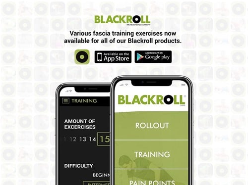 Blackroll med foam roller app