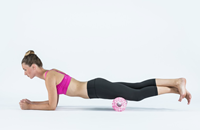 Blackroll MED Foam Roller - 30 cm - Wit/Roze-3