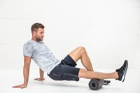 Blackroll Standard Foam Roller - 30 cm - Zwart/Geel-3