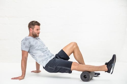 Blackroll Standard Foam Roller - 30 cm - Zwart/Geel-3
