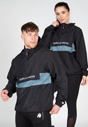 Gorilla Wear Bolton Windbreaker - Unisex Anorak - Zwart