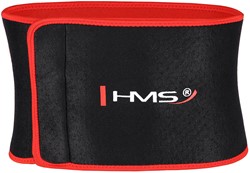 HMS Afslank Tailleband - Zwart/Rood