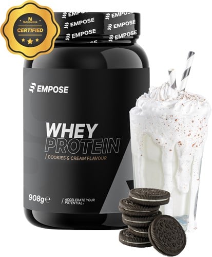 Empose Nutrition Whey Protein - Eiwit Poeder - Cookies & Cream - 908 gram