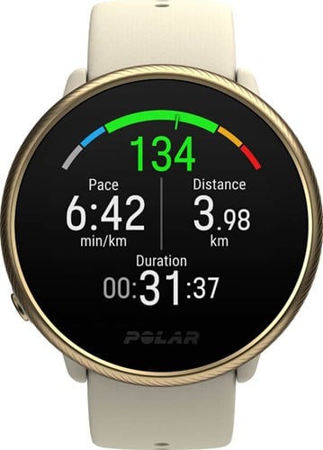 Polar Ignite 2 Sporthorloge - Champagne / Goud