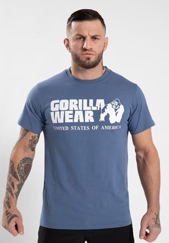 Gorilla Wear Classic T-shirt - Coronet Blauw