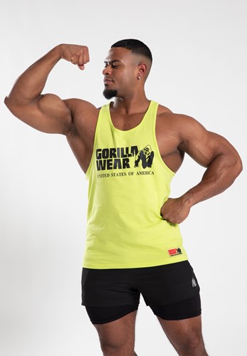 Gorilla Wear Classic Tank Top - Wild Lime-2